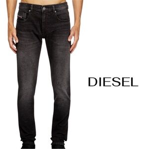 DIESEL Vintage Straight Leg Jeans | RR55 | Faded Black | 34/34
